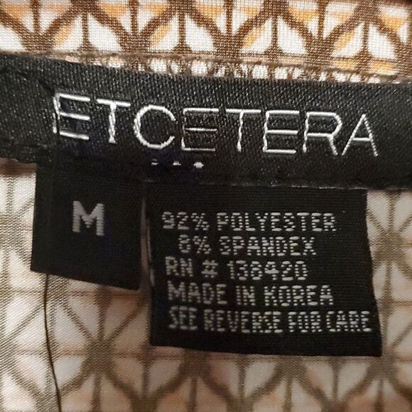 ETCETERA WOMAN SHIRT 3/4 SLEEVE M - Picture 2 of 7